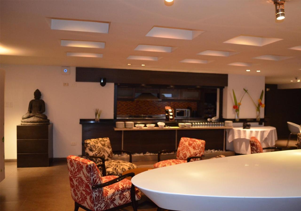 San Simon Hotel Pereira By Soratama エクステリア 写真 Interior of the restaurant